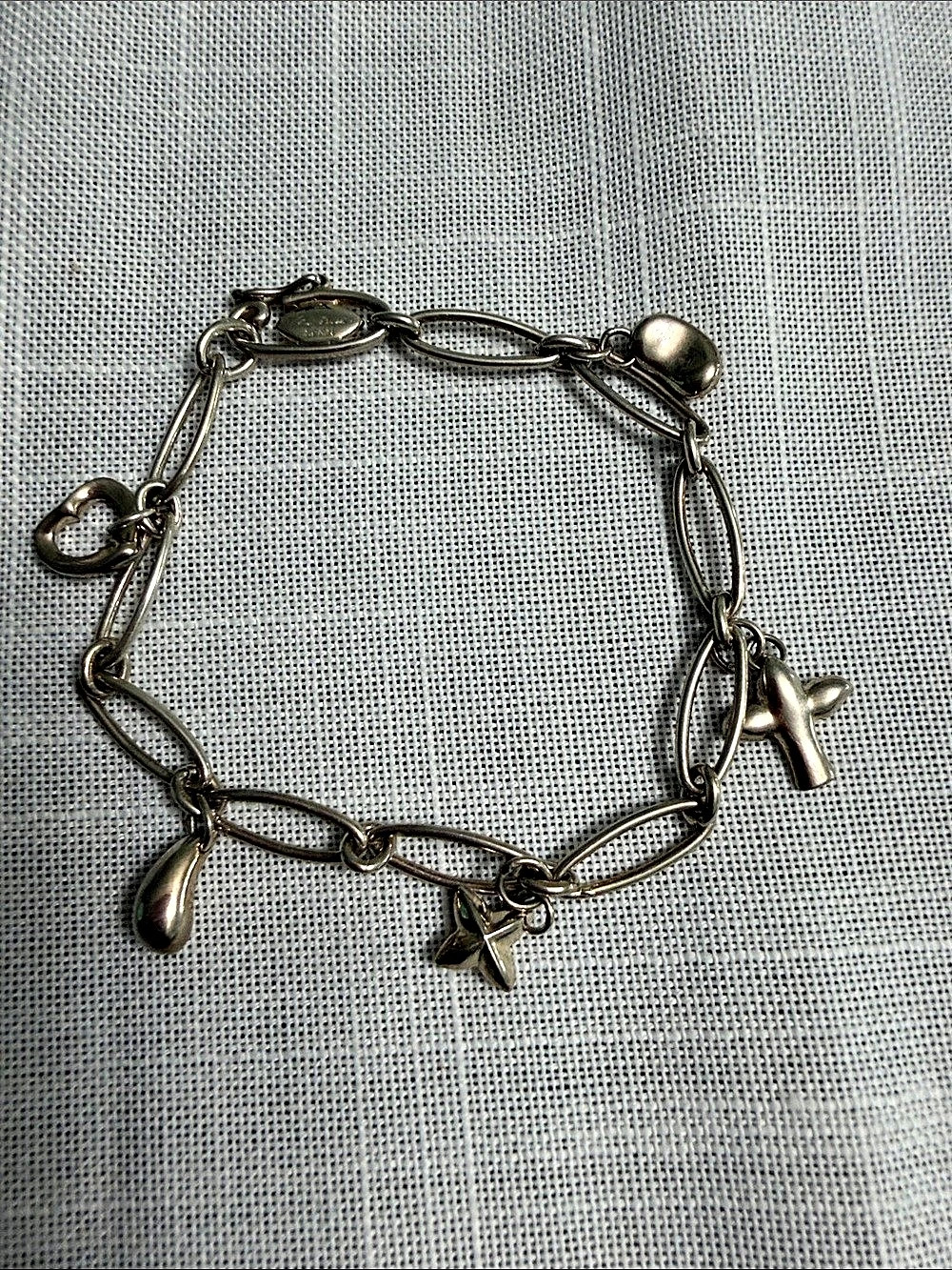 Tiffany & Co. Elsa Peretti Multi-Charm Bracelet Silver - Picture 3 of 7